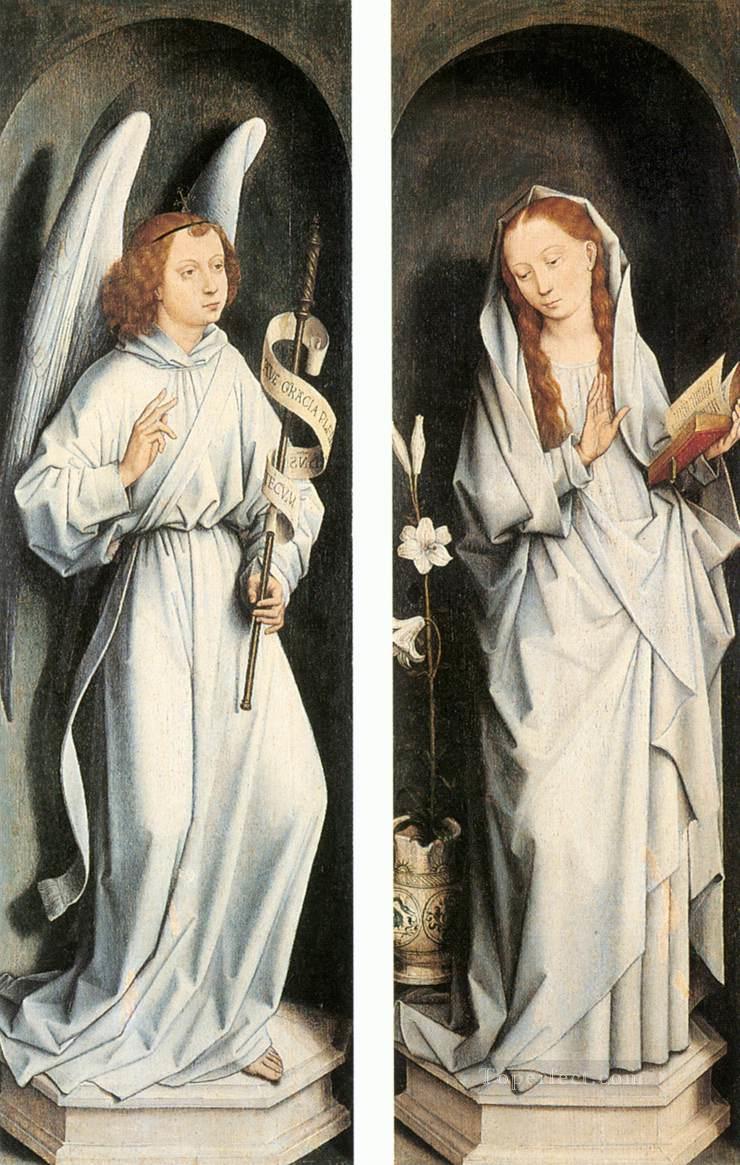 Annunciation Netherlandish Hans Memling Oil Paintings